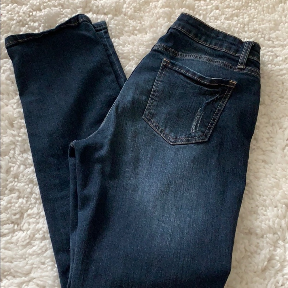 Distressed I &M jeans